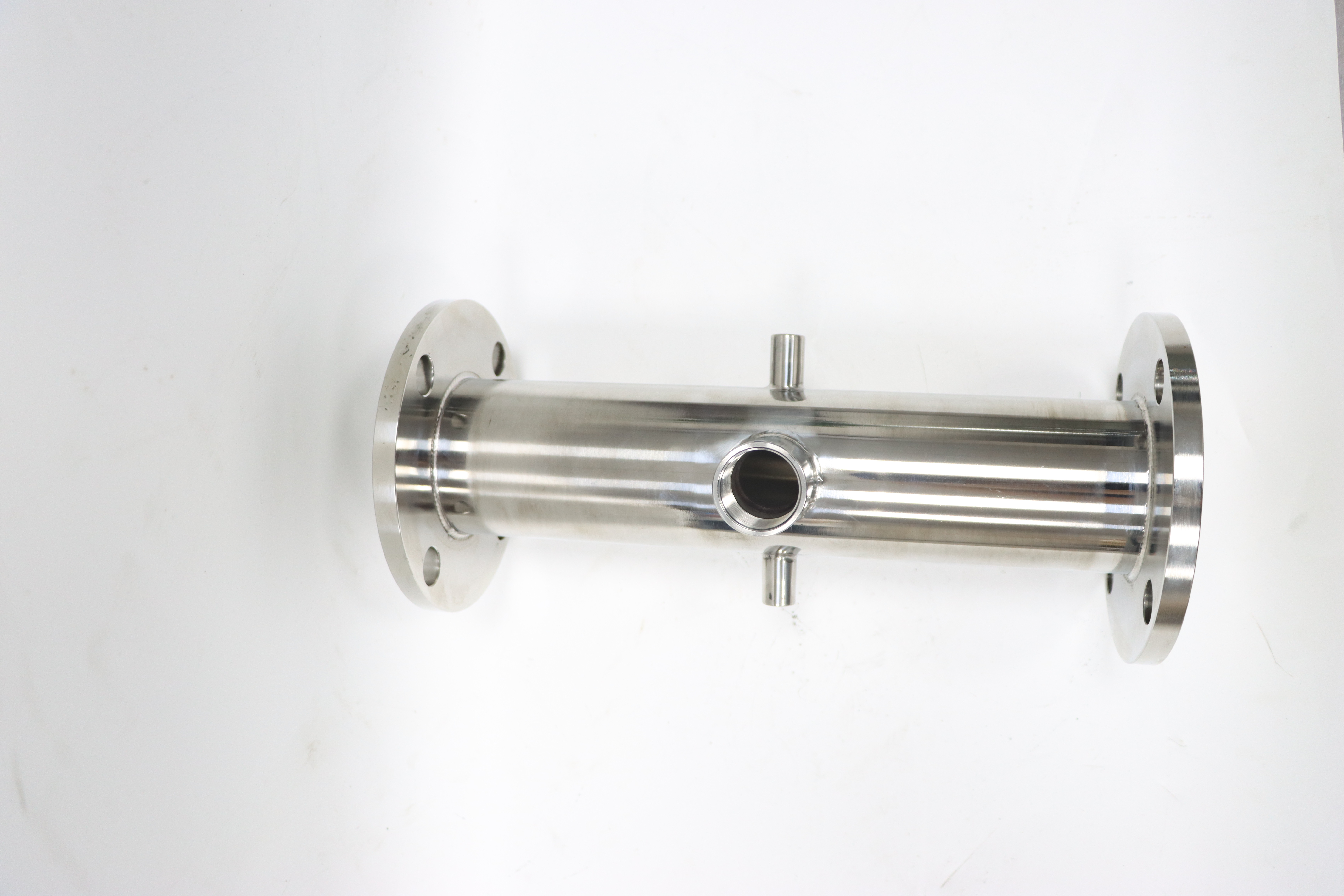 Stainless steel constant pressure reducing five-way welded flange pipe fitting