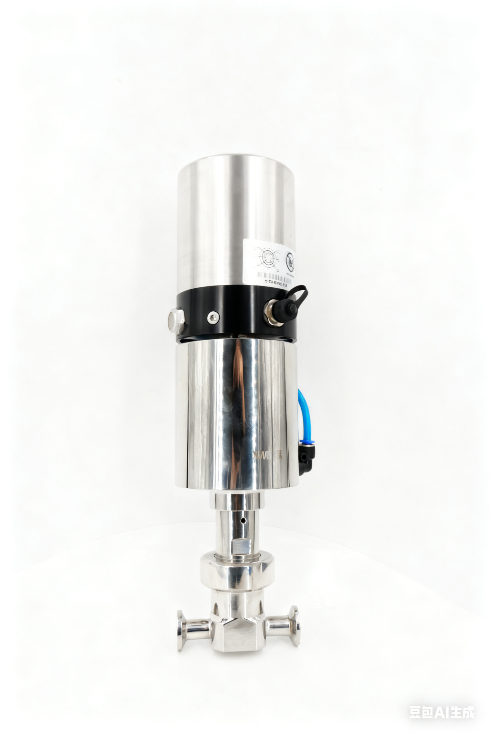 Stainless steel pneumatic small flow external thread regulating valve