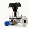 Sanitary Stainless Steel Manual Welded rubber Diaphragm Valve