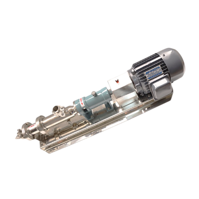 Food Processing Stainless Steel Horizontal G Single Screw Pump for Fuel, Paste and Fats