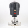 Stainless Steel Sanitary Welded Plastic Pneumatic Diaphragm Valve