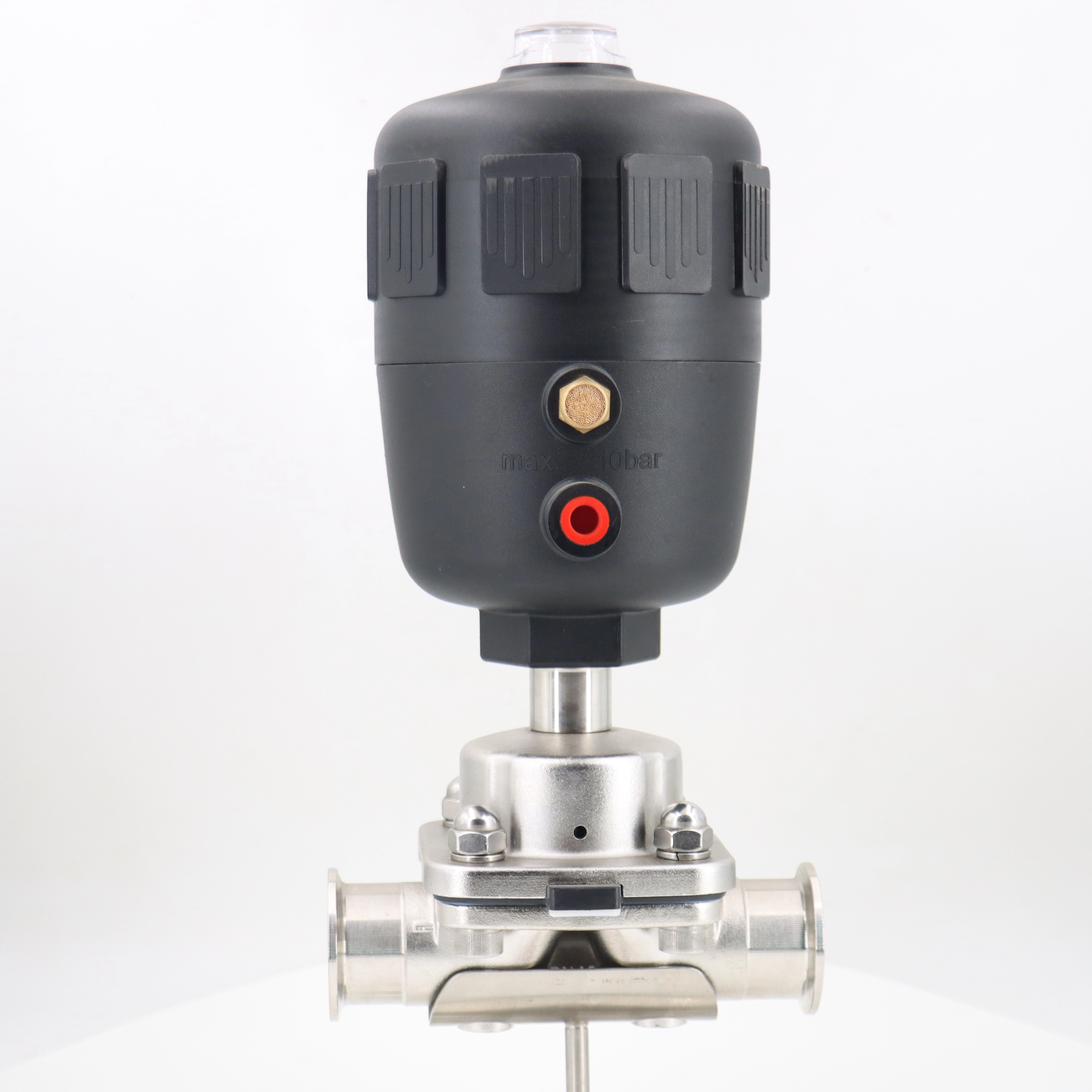 Stainless Steel Sanitary Welded Plastic Pneumatic Diaphragm Valve