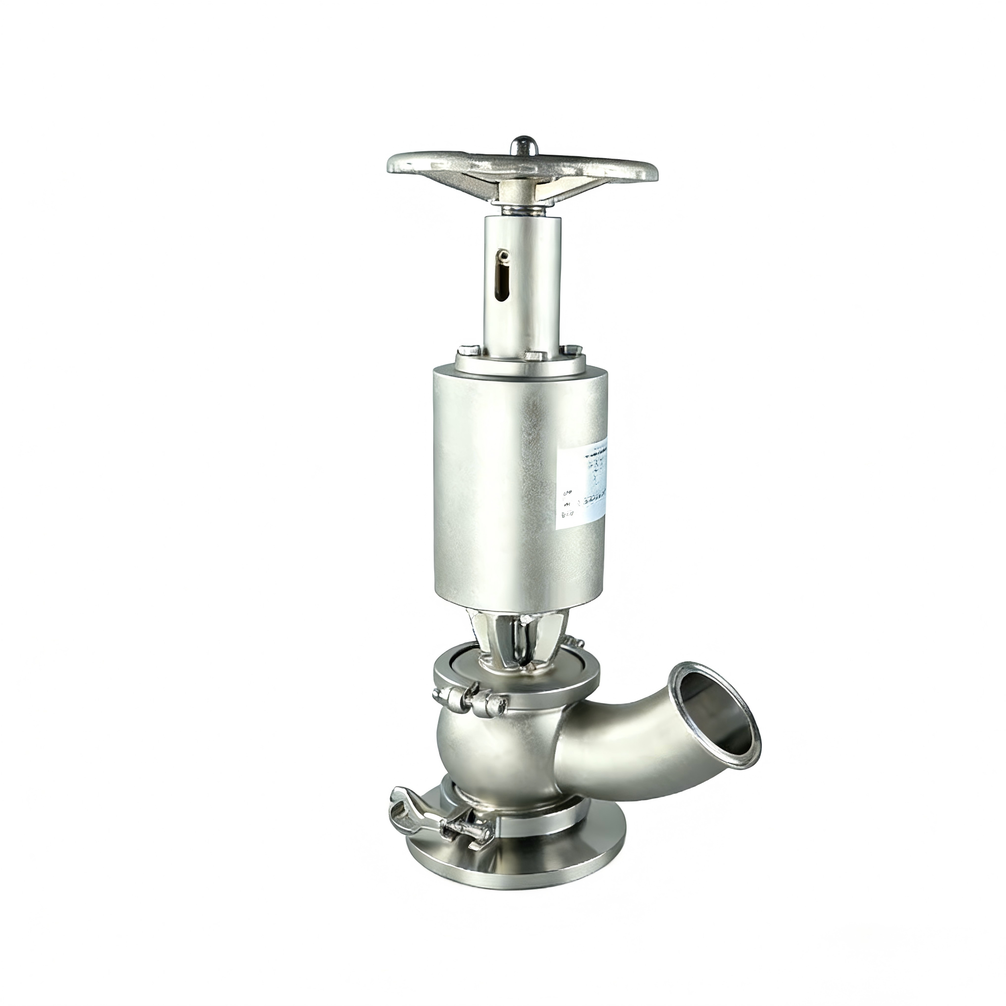Stainless Steel Sanitary LPG Elbow Tank Bottom Valve