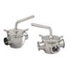 Stainless Steel Standard Clamps Conical Plug Valve for Food