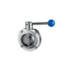 Stainless Steel Sanitary resistant Worm Gear Operated Butterfly Valve