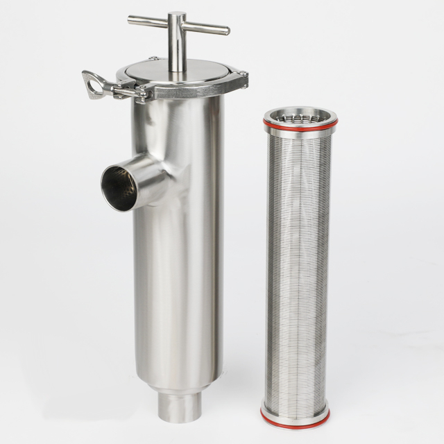 Stainless Steel Customised Sanitary SMS Strainer with Ss Mesh