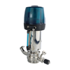 Stainless Steel Sterile Ultra Pure Pneumatic DiaphragmTank Bottom Valve with C-Top Head