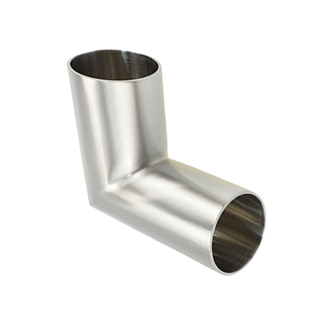 Stainless Steel SMS ISO-L2KS ISO/IDF JN-FT-20 4002 Food Grade Polished Angle Bend Elbow
