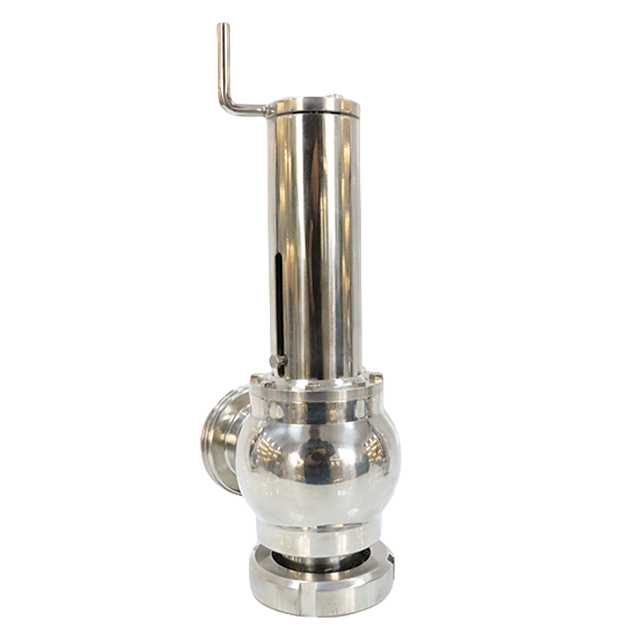 Sanitary Stainless Steel Spring Loaded Pressure Relief Safety Valve