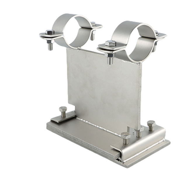 Stainless Steel Fixing and Sliding Pipe Clamp Support Brackets for Steel Pipe