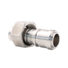 Sanitary Stainless Steel Aseptic Crimp Hose Fittings Female Swivel Connector Fitting