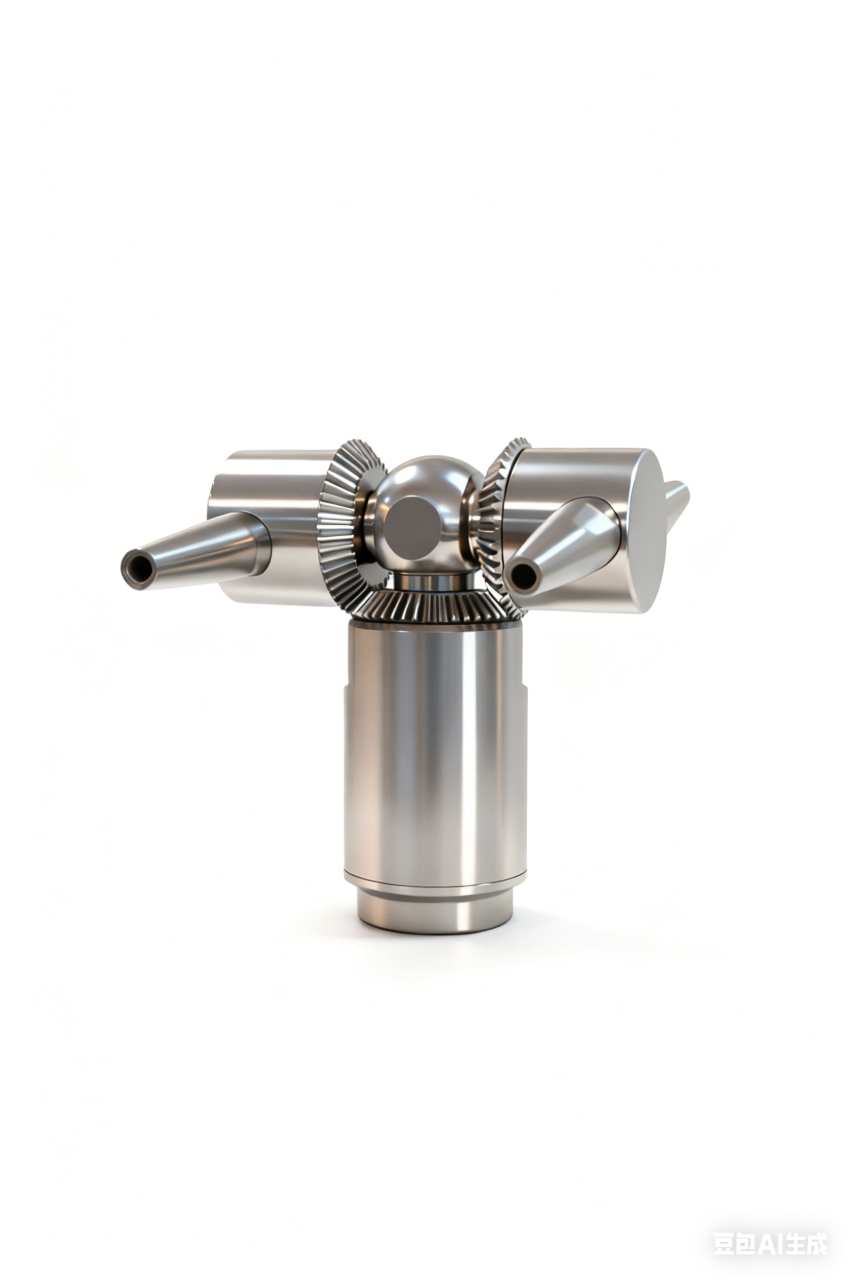 Stainless steel sanitary 360-degree rotating tank cleaning nozzle