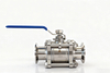Stainless Steel Sanitary Clamp-type Three-piece Api Ball Valve