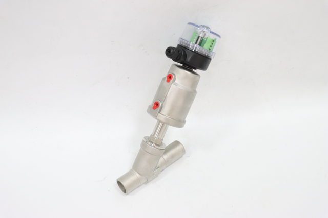 SS316L Sanitary High-Temperature Steam Feedback Angle Seat Valve