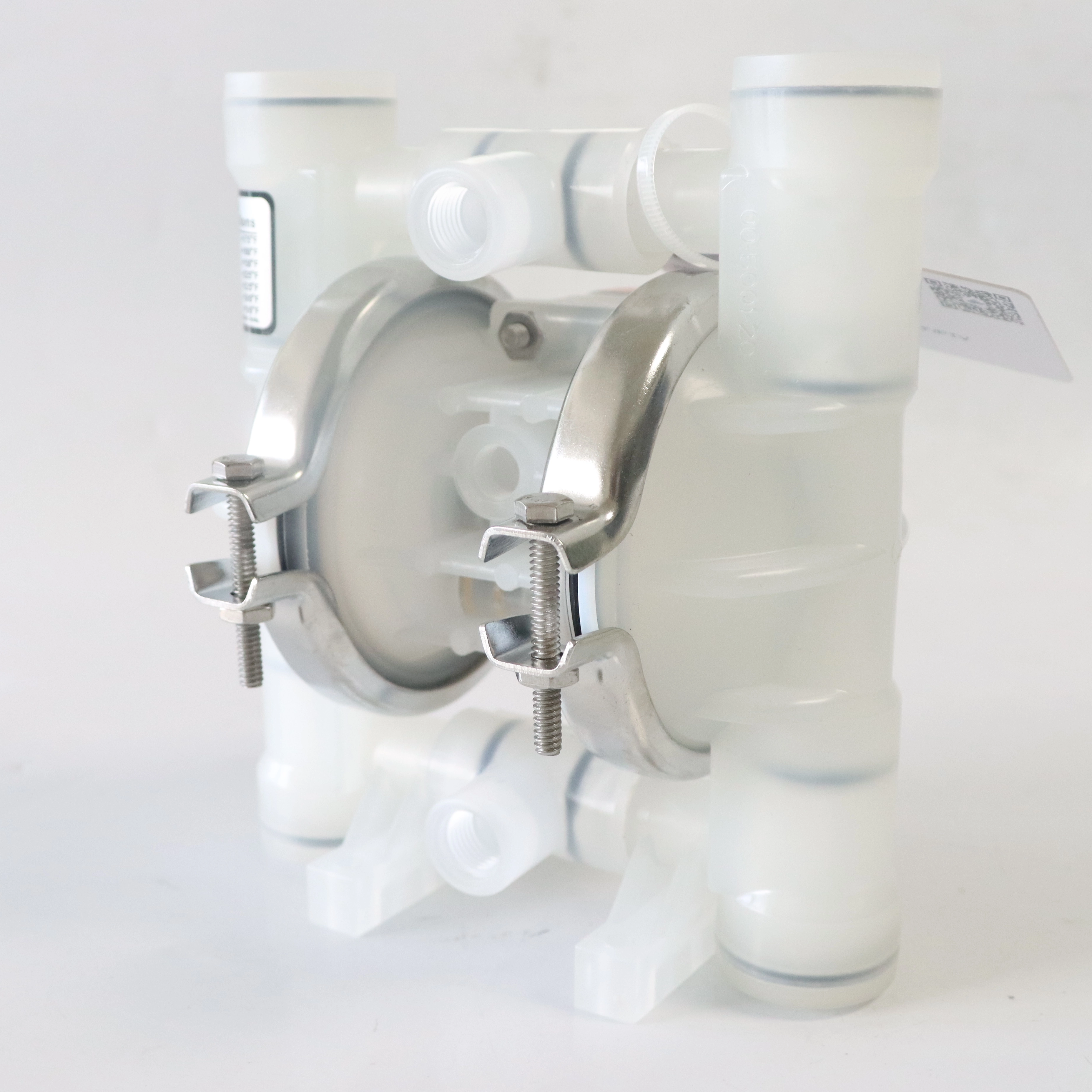 Sanitary Clamp Mechanical Dual air operated Pneumatic 12V Diaphragm Pump