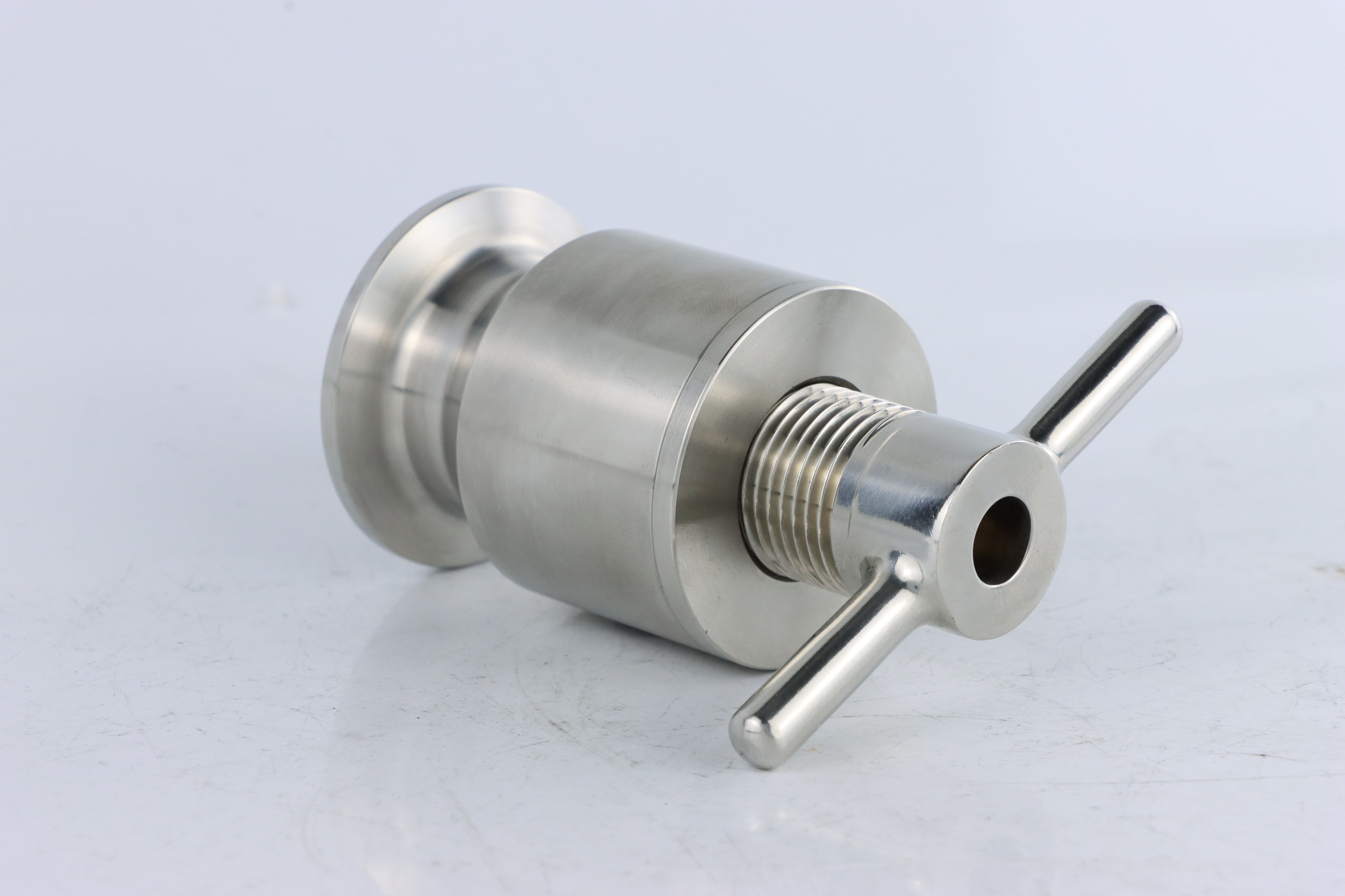 Stainless Steel Sanitary Adjustable Flow Manual Safety Exhaust Valve