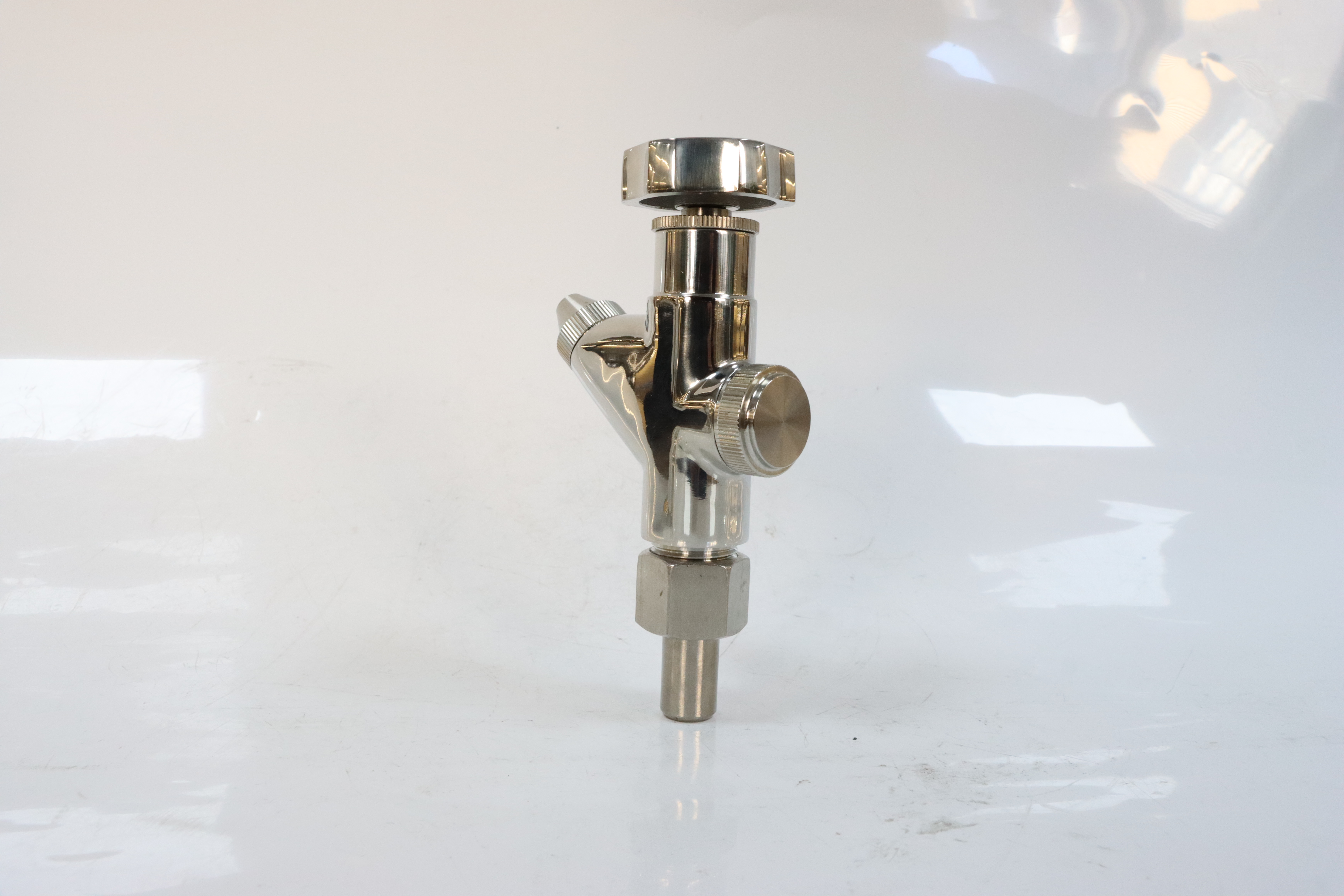 Stainless Steel Sanitary European Pfa Lined Oil Sampling Valve