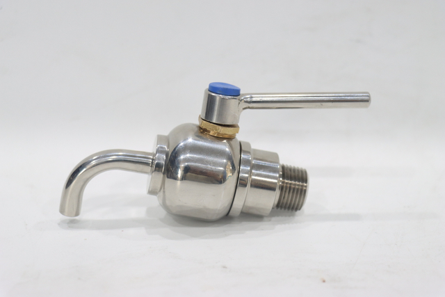 SS304 Sanitary Grade Integrated Pressure Faucet-Type Sampling Valve