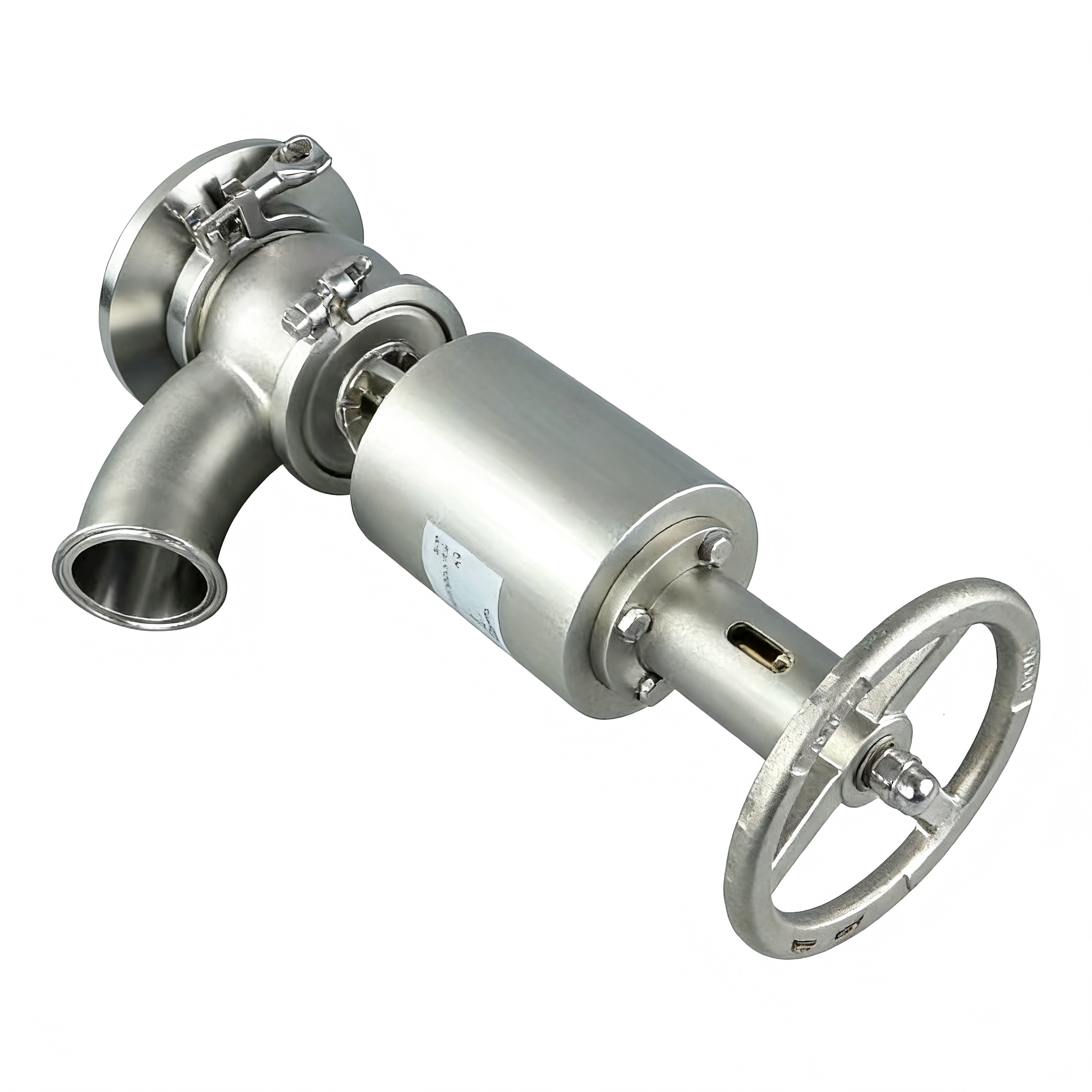 Stainless Steel Sanitary LPG Elbow Tank Bottom Valve