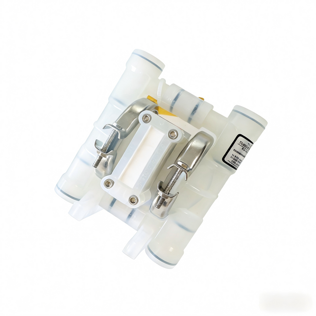 Sanitary Clamp Mechanical Dual air operated Pneumatic 12V Diaphragm Pump