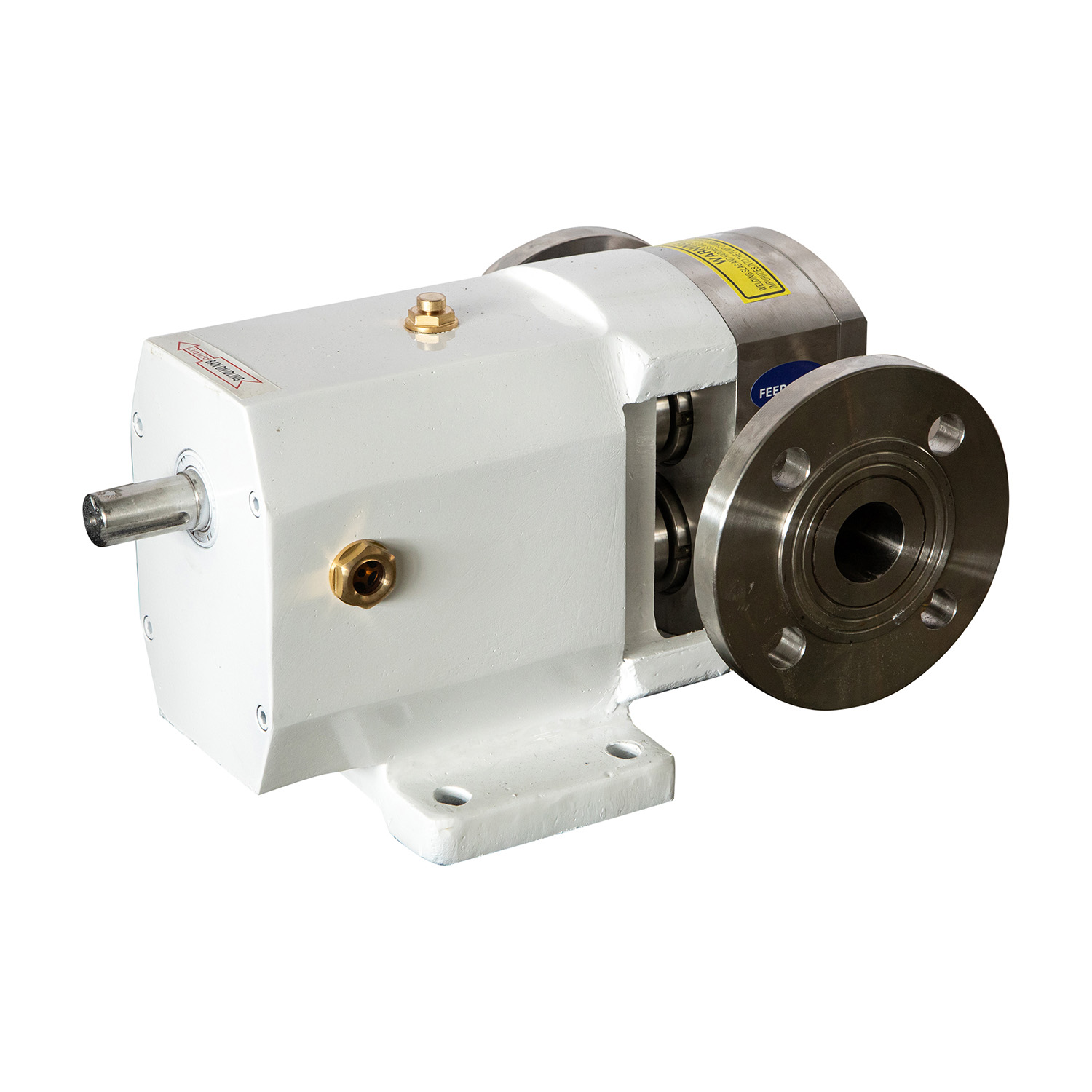 304 Stainless Steel High Flow Rate Chocolate Rubber Rotary Lobe Pump