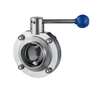 Weld End Sanitary Stainless Steel Manual Butterfly Valve