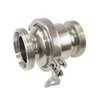 SS Hygienic SMS Quick Loading Threaded One Way Check Valve