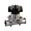 Stainless Steel Sanitary Two-way Diaphragm Control Valve With Plastic Handle 