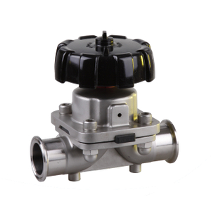Stainless Steel Manual Two-way Diaphragm Valve with Gasket