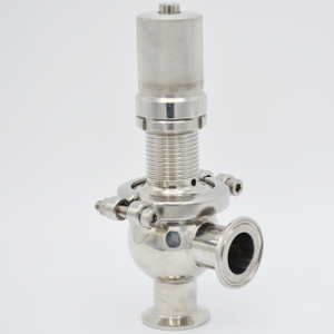 Stainless Steel Sanitary Grade Tri-clamp Cryogenic Safety Valve