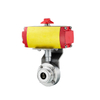 Stainless Steel Adjustable Sanitary Quick Installation Pneumatic Butterfly Valve 