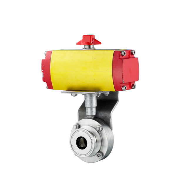 Stainless Steel Electrical Motorized Clamps Butterfly Valve 