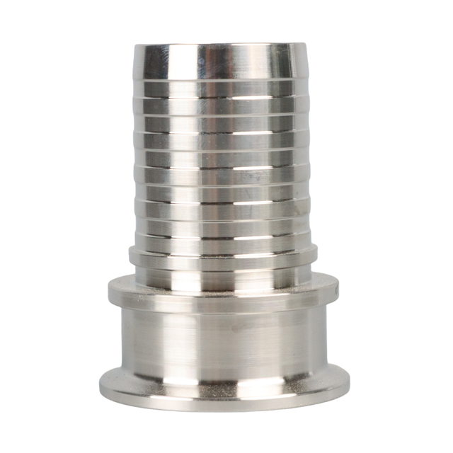 SS316 Stainless Steel Hygienic High Quality JN-FL 23 2008 High Pressure Clamp Hose Nipple For The Water Industry