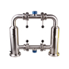 Sanitary Stainless Steel Tri Clamp Duplex Basket Strainer for Fine Chemical Industry 