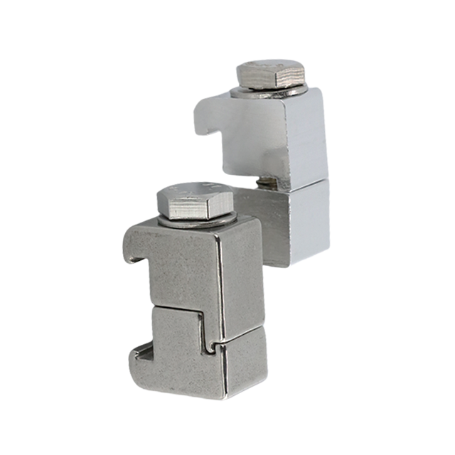  Sanitary Stainless Steel Double Wall Bracket Claw Fastener Clamp Caliper