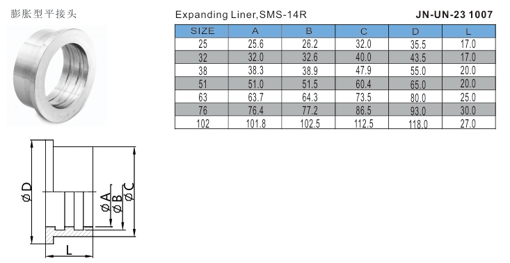 Expanding Liner Female