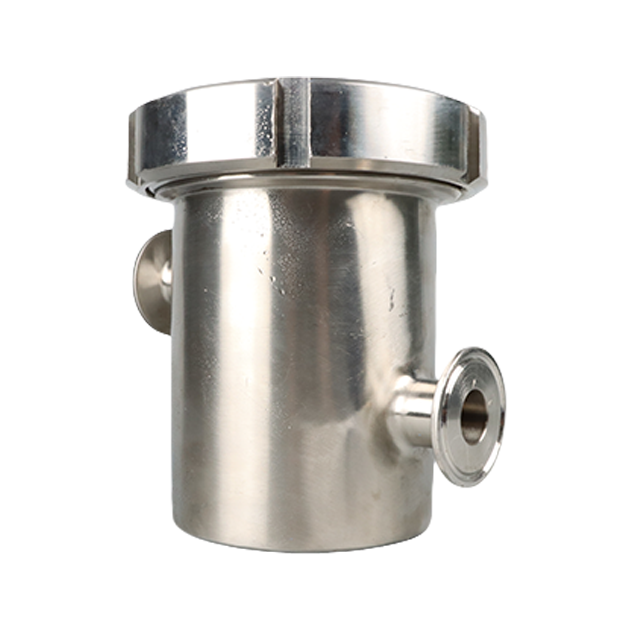 Sanitary Stainless Steel Anti Backflow Filter Strainer with Clamp Connections