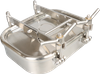 DN150 Stainless Steel Food Grade Rectengular Outward Side Tank Hatch with Double Arm