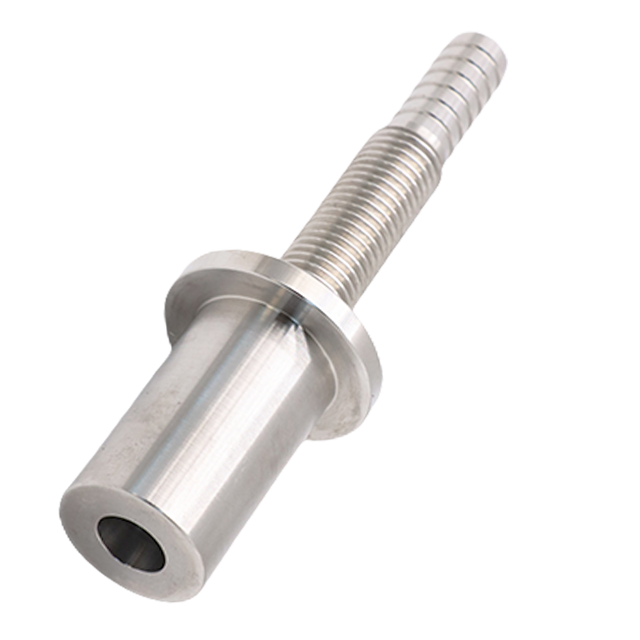 Sanitary Stainless Steel Food Grade Hose Barb Threaded Straight Adaptor Fitting