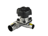 316L Sanitary Grade Three-Way Welded Manual Diaphragm Valve