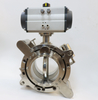 Stainless Steel Sanitary Pneumatic Split Rotary Butterfly Valve