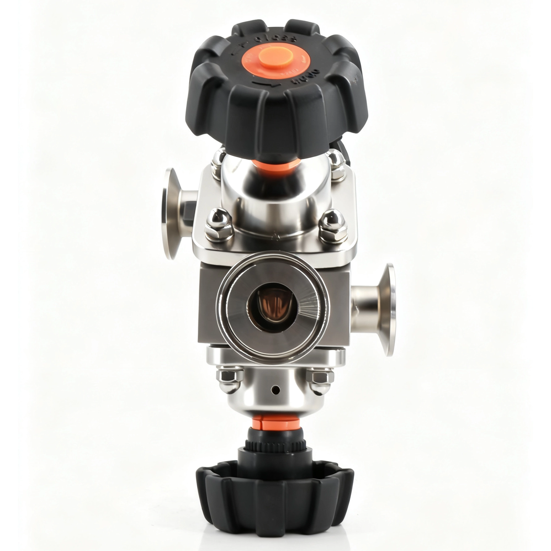 316L Sanitary Grade Multi-channel Biopharmaceutical Manual Diaphragm Valve