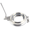 High-purity sanitary stainless steel manual powder butterfly valve