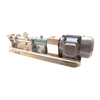 Sanitary Stainless Steel Chemichal Grade Positive Displacement Screw Pump with VFD Frequency Inveter