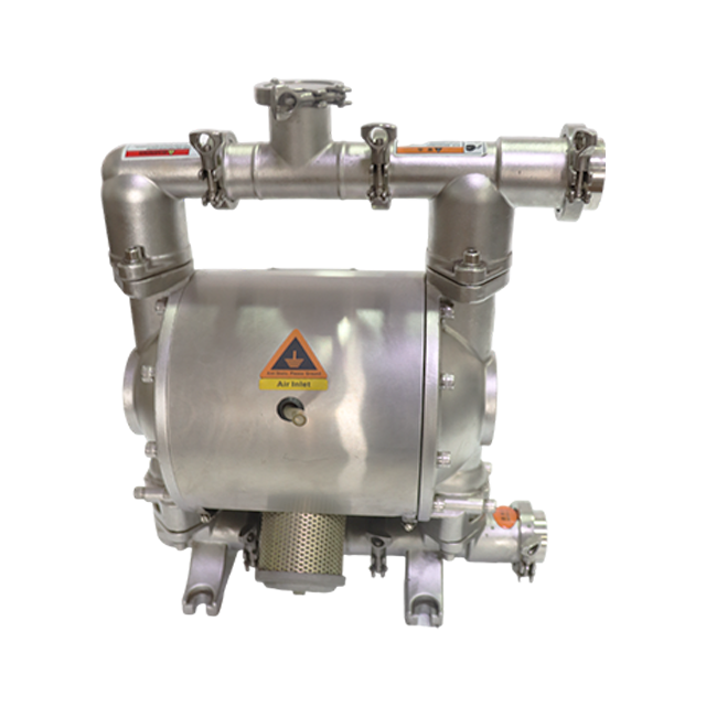  Sanitary Pneumatic Stainless Steel Teflon Diaphragm Pump for Liquid Transfer