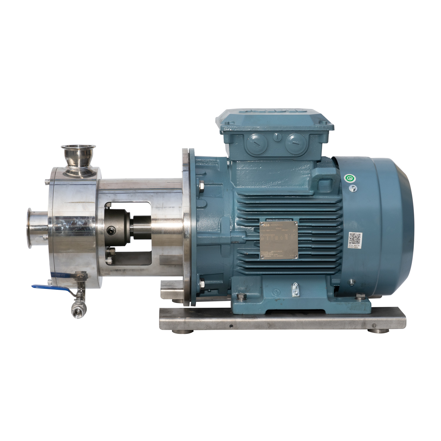 Stainless Steel Large-Diameter Mixing Platform Dairy inline Homogenizer Emulsion Pump