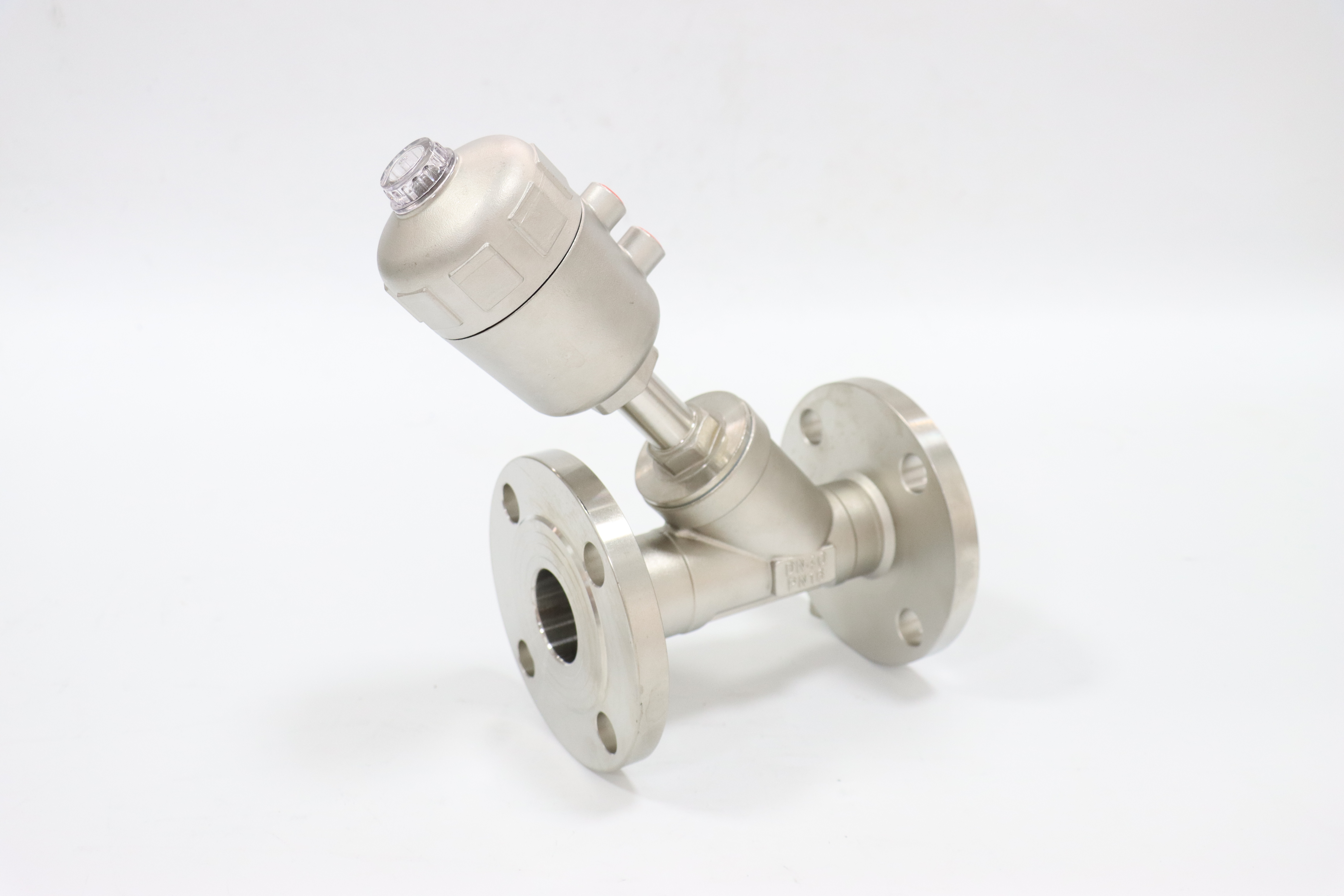 Stainless Steel High Temperature Corrosion Resistant Flange Steam Angle Seat Valve