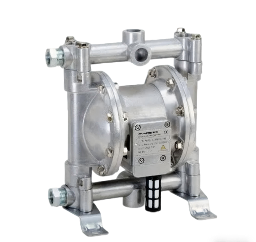 Sanitary Clamp Mechanical Dual air operated Pneumatic 12V Diaphragm Pump