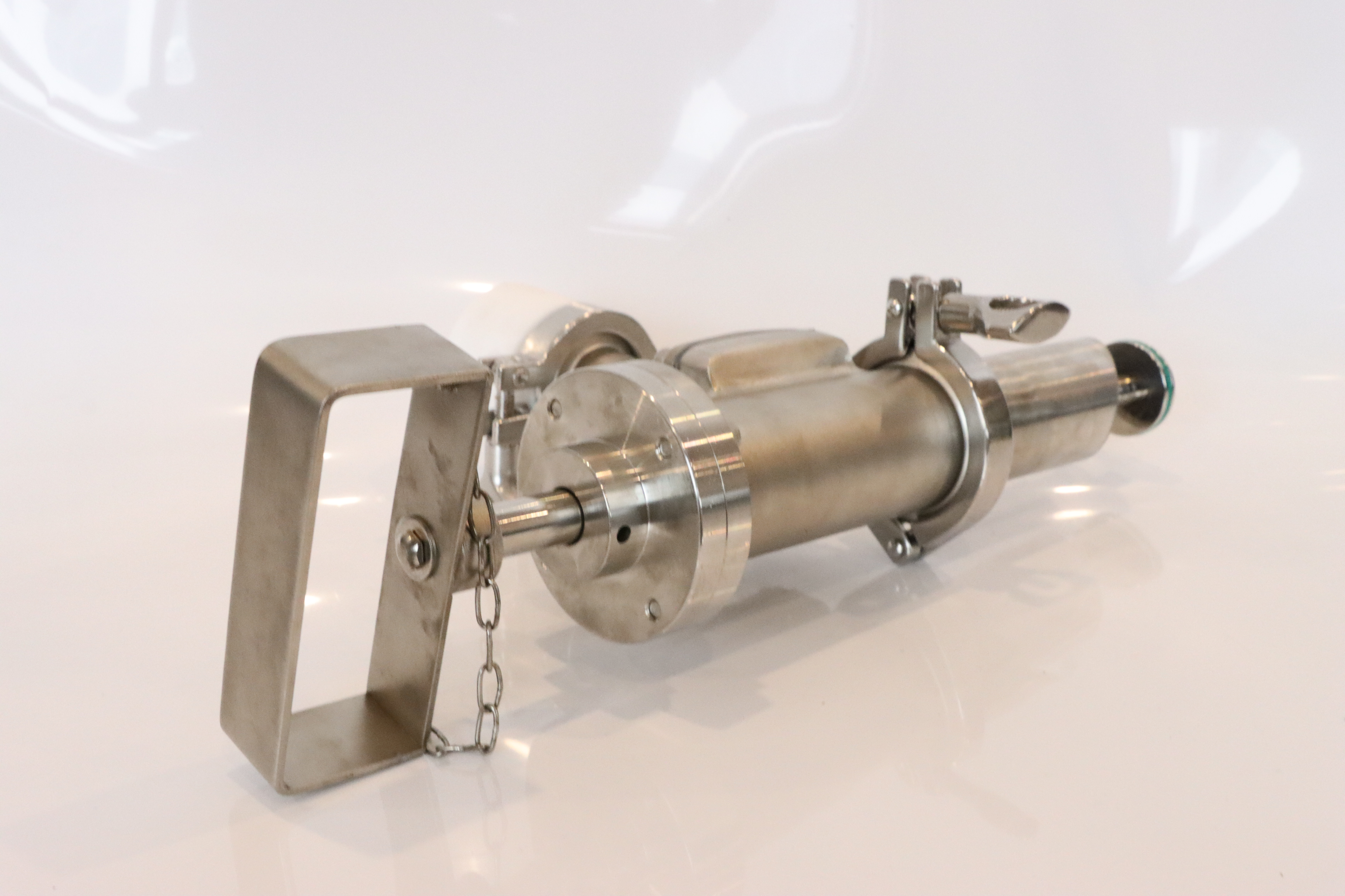 Stainless Steel Sanitary Vacuum Plunger Oil Sampling Valve