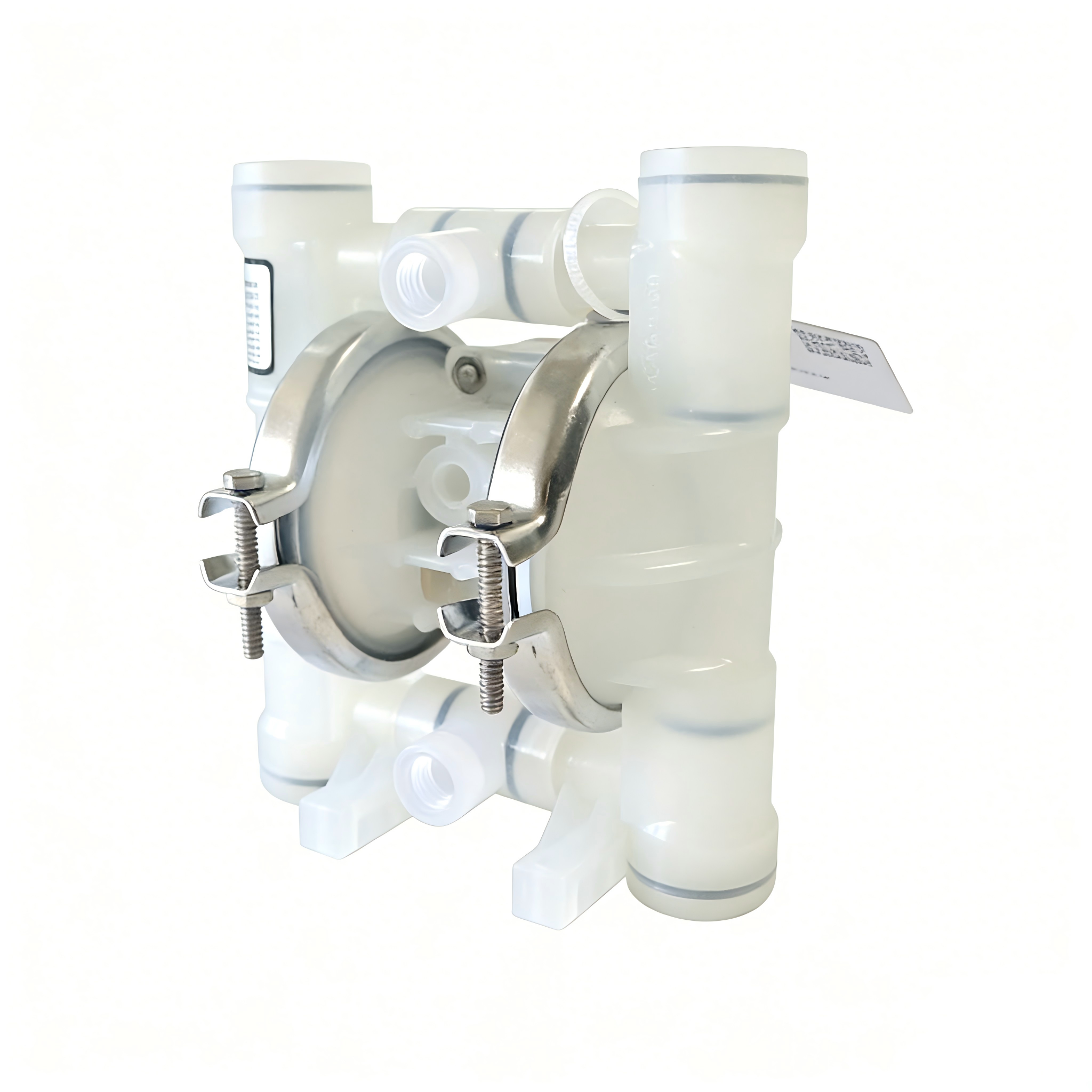 Sanitary Clamp Mechanical Dual air operated Pneumatic 12V Diaphragm Pump